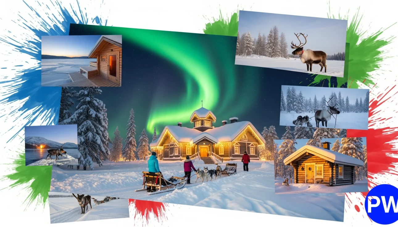 Experiencia de viaje con auroras boreales en Laponia yo viajo con parkway agencia de viajes en bogotá